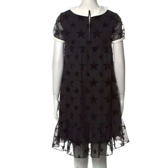New Saint Laurent Burnout Star Embellished Dress F38 - Picture 6 of 9
